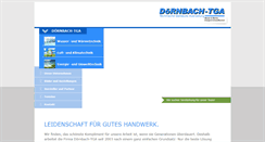 Desktop Screenshot of doernbach-tga.de